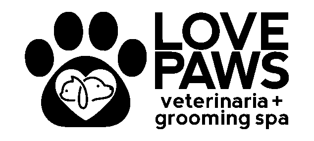 Logotipo&nbsp;Love Paws Veterinaria + Grooming Spa
